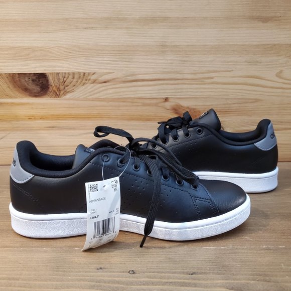 NEW Adidas Advantage Tennis Core Black - Picture 5 of 7